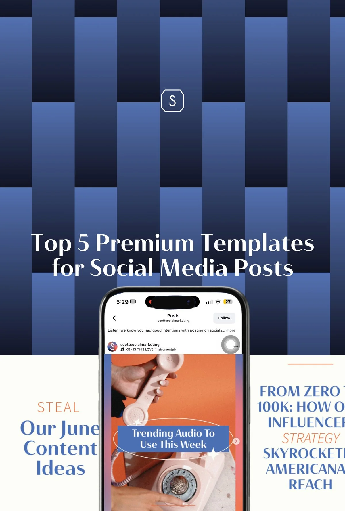 Top 5 Premium Templates for Social Media Posts