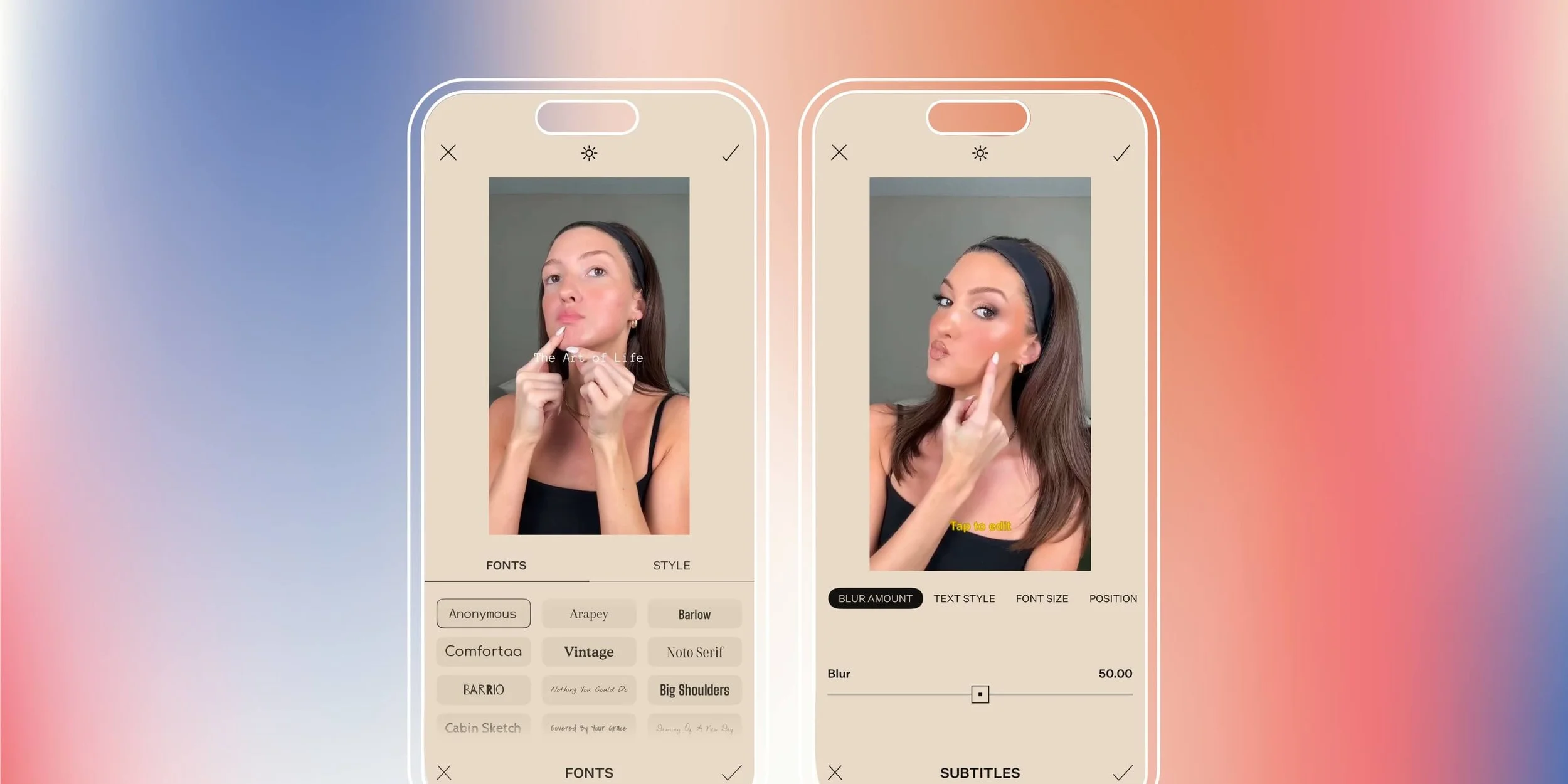 Apps for Instagram Captions: Tezza