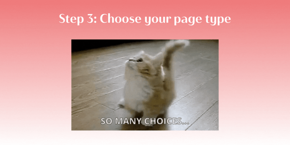 Make LinkedIn Business Page Step 3: Choose Your Page Type