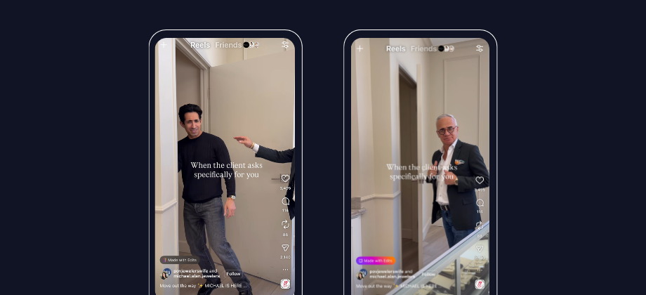 Text on image reads "when the client asks specifically for you"