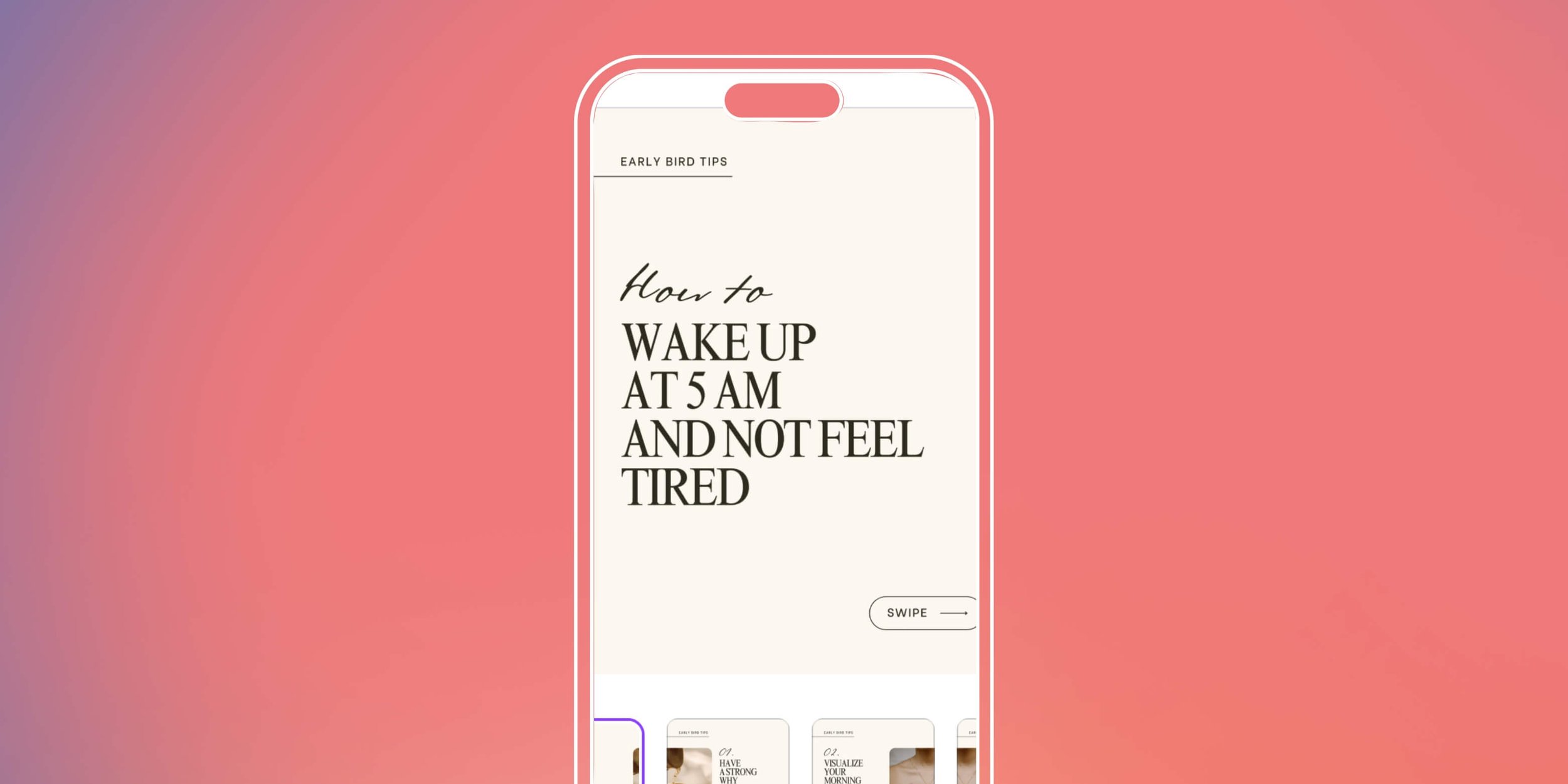 Content Creation Templates: Instagram Carousel