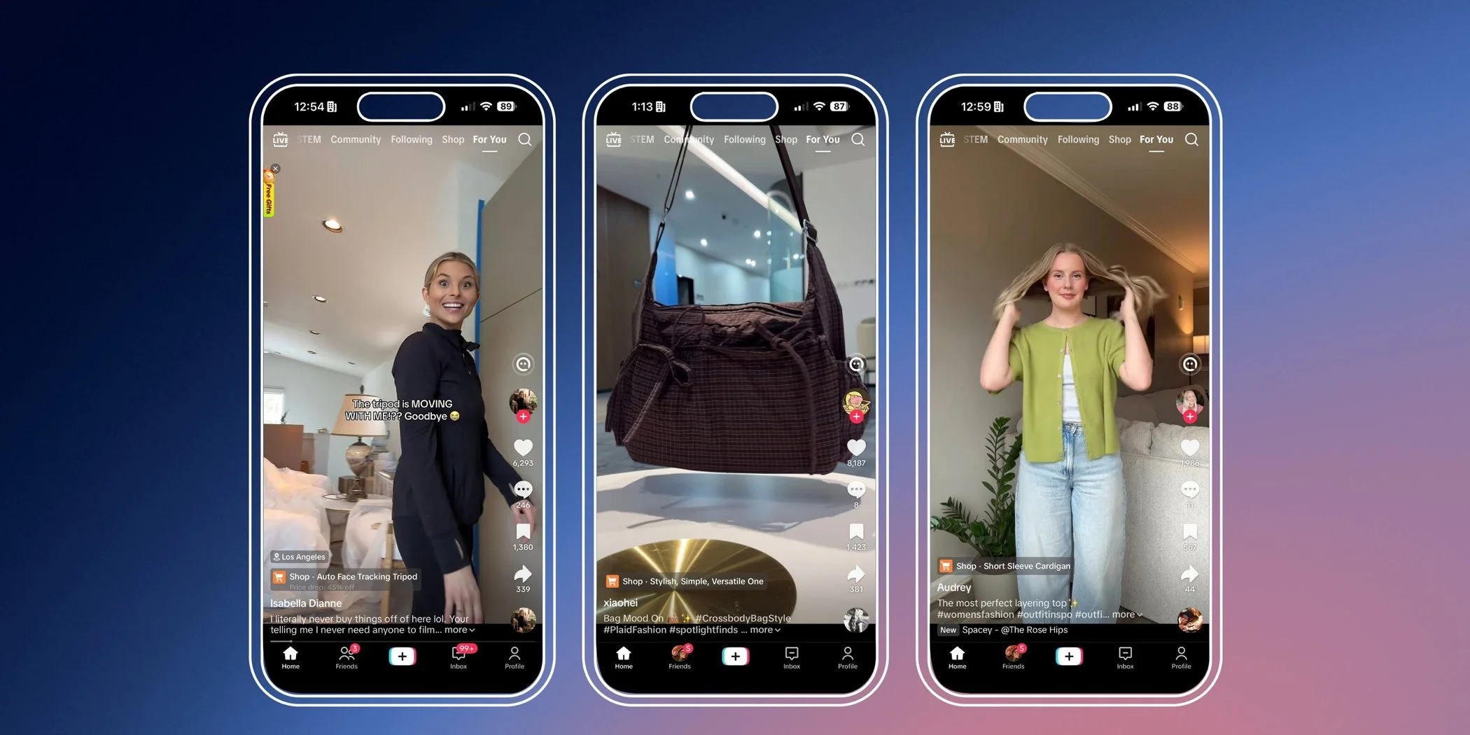 Creators promoting products through the TikTok Shop Affiliate Program