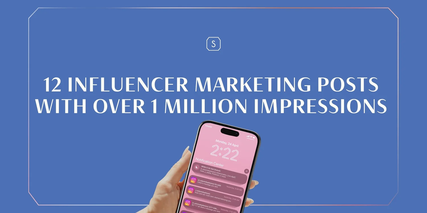 Influencer Sample Posts 12 Influencer Marketing Posts With Over 1 Million Impressions