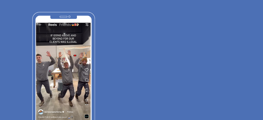 The perfect excuse to share a humble brag, or something you so obviously do - aka treat your clients amazingly.  In this video, 3 guys get on their knees as if they're being arrested