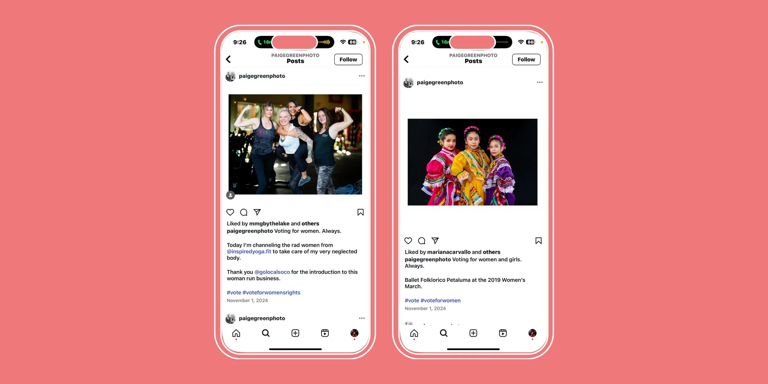 A compelling post showcasing your brand’s commitment to women through real actions and initiatives.