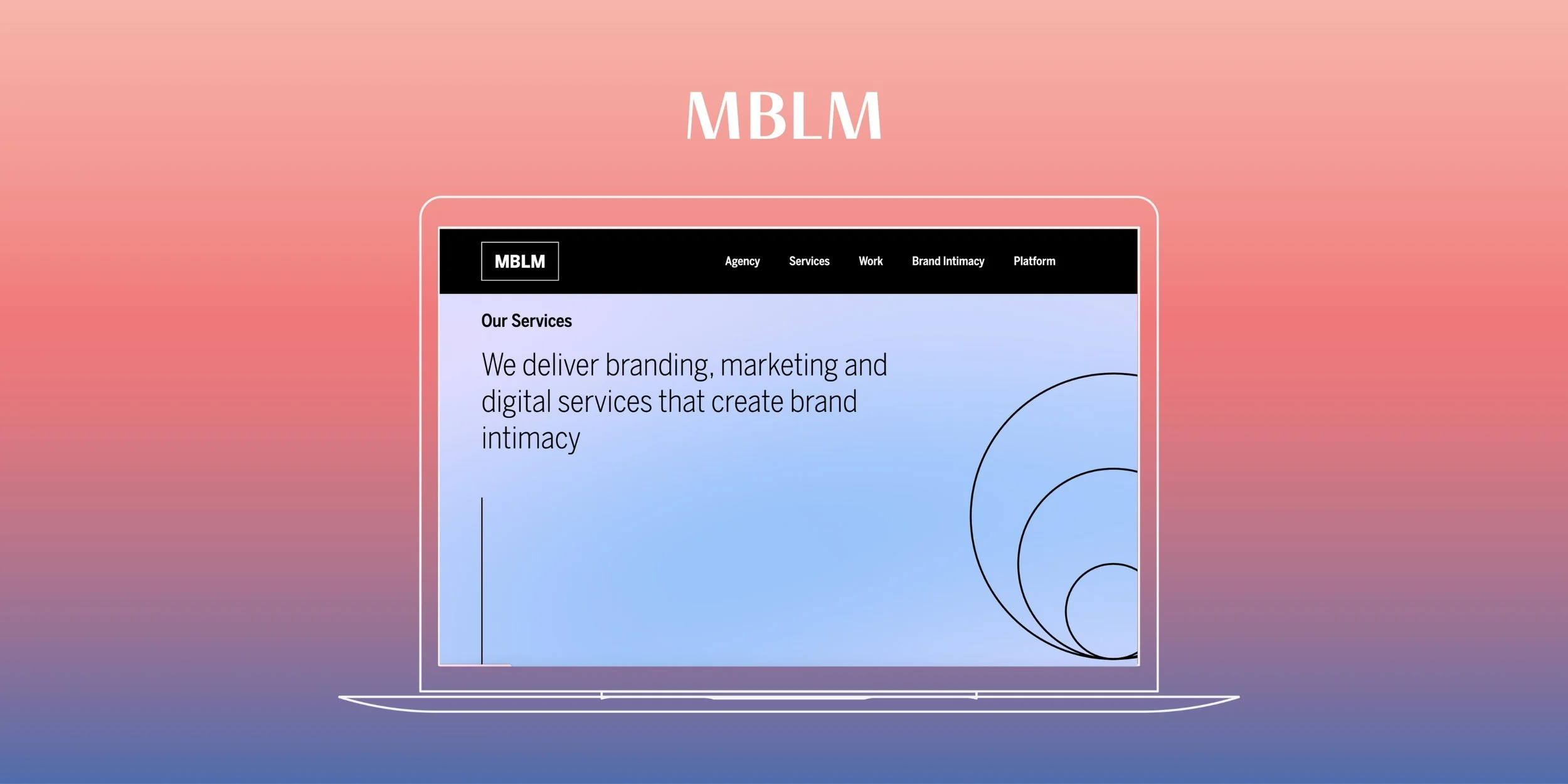 MBLM New York branding agency website and creative work