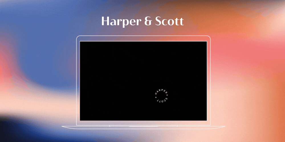 Harper + Scott branded merchandise and creative agency work