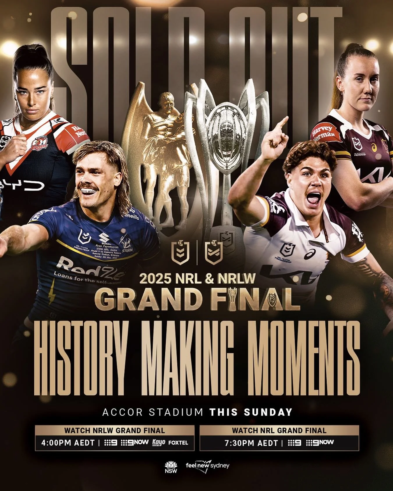 🏉🔥 𝐆𝐫𝐚𝐧𝐝 𝐅𝐢𝐧𝐚𝐥 𝐟𝐞𝐯𝐞𝐫 𝐡𝐢𝐭𝐬 𝐓𝐡𝐞 𝐂𝐫𝐞𝐞𝐤! 🔥🏉

Tomorrow is the biggest day on the footy calendar and we&rsquo;re bringing you all the action LIVE on the big screens around the Tavern 

First up &ndash; the NRLW Grand Final ki