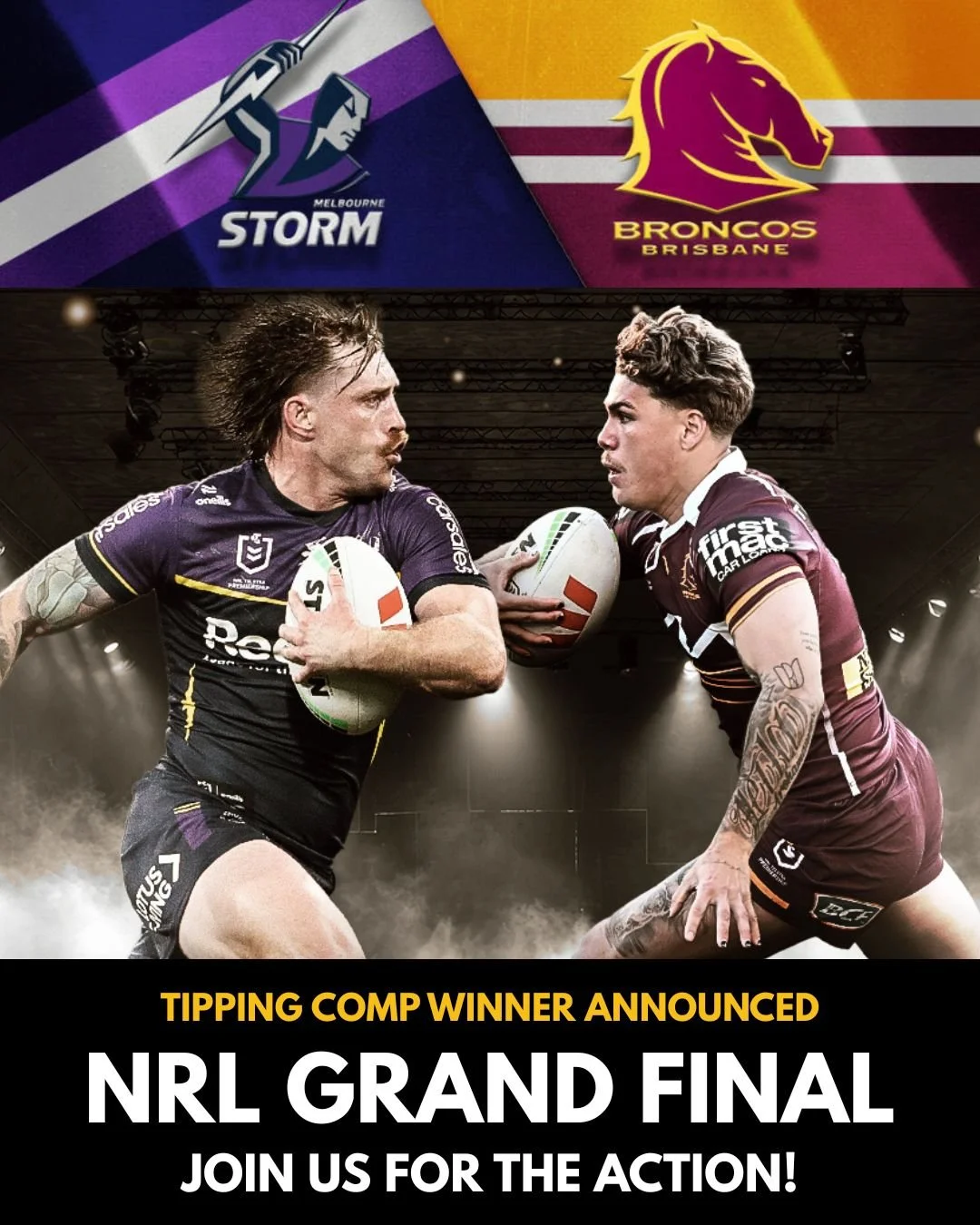 𝐆𝐫𝐚𝐧𝐝 𝐅𝐢𝐧𝐚𝐥 𝐒𝐮𝐧𝐝𝐚𝐲 𝐀𝐭 𝐓𝐡𝐞 𝐂𝐫𝐞𝐞𝐤!

What a glorious day for footy! The sun&rsquo;s out, the beers are cold, and the big screens are ready for a massive Grand Final celebration here at Murphys Creek Tavern!

Be sure to get down