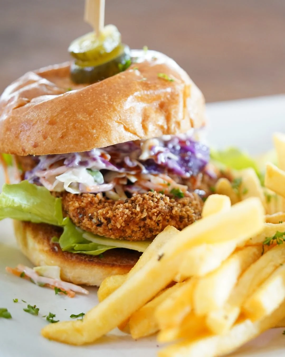Looks like a perfect day for a drive out to The Creek for lunch. Sunshine, cold beer and delicious food... hard to beat.

Maybe today&rsquo;s the day to try our Chicken Burger, with crumbed or grilled chicken breast, aioli, lettuce, tomato, cheese an