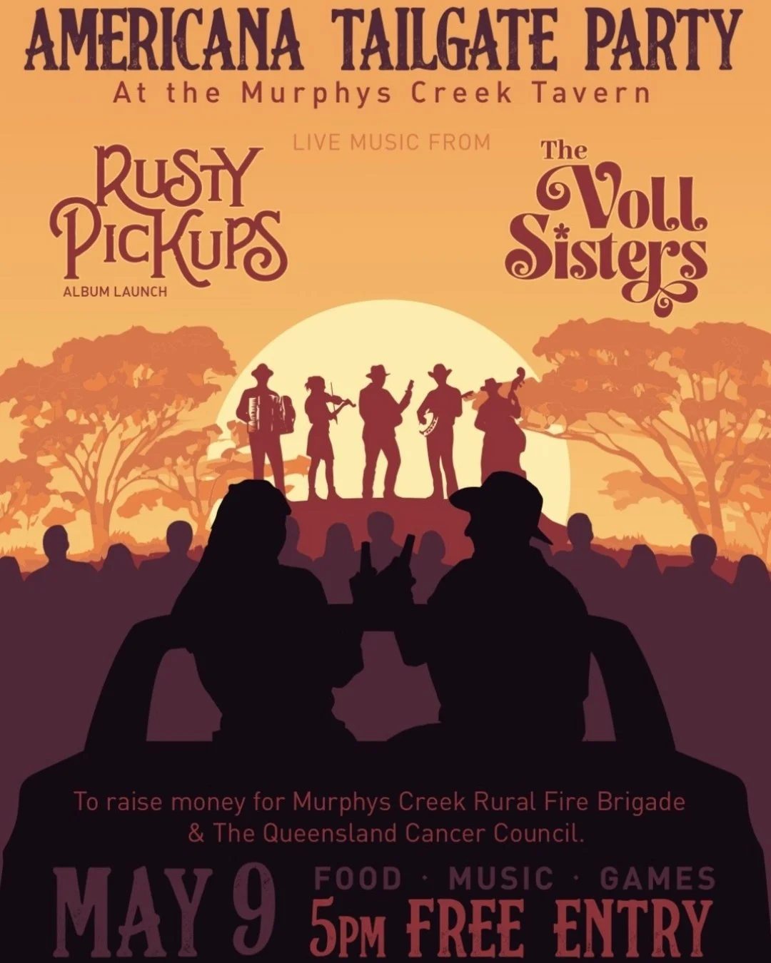 Woohoo&hellip; get ready for a massive Saturday night at The Creek!

Join us this weekend for our Americana Tailgate Party - a great night of live music, good food and community spirit.

This Saturday, May 9 from 5pm - Free entry!!!

We&rsquo;ve got 