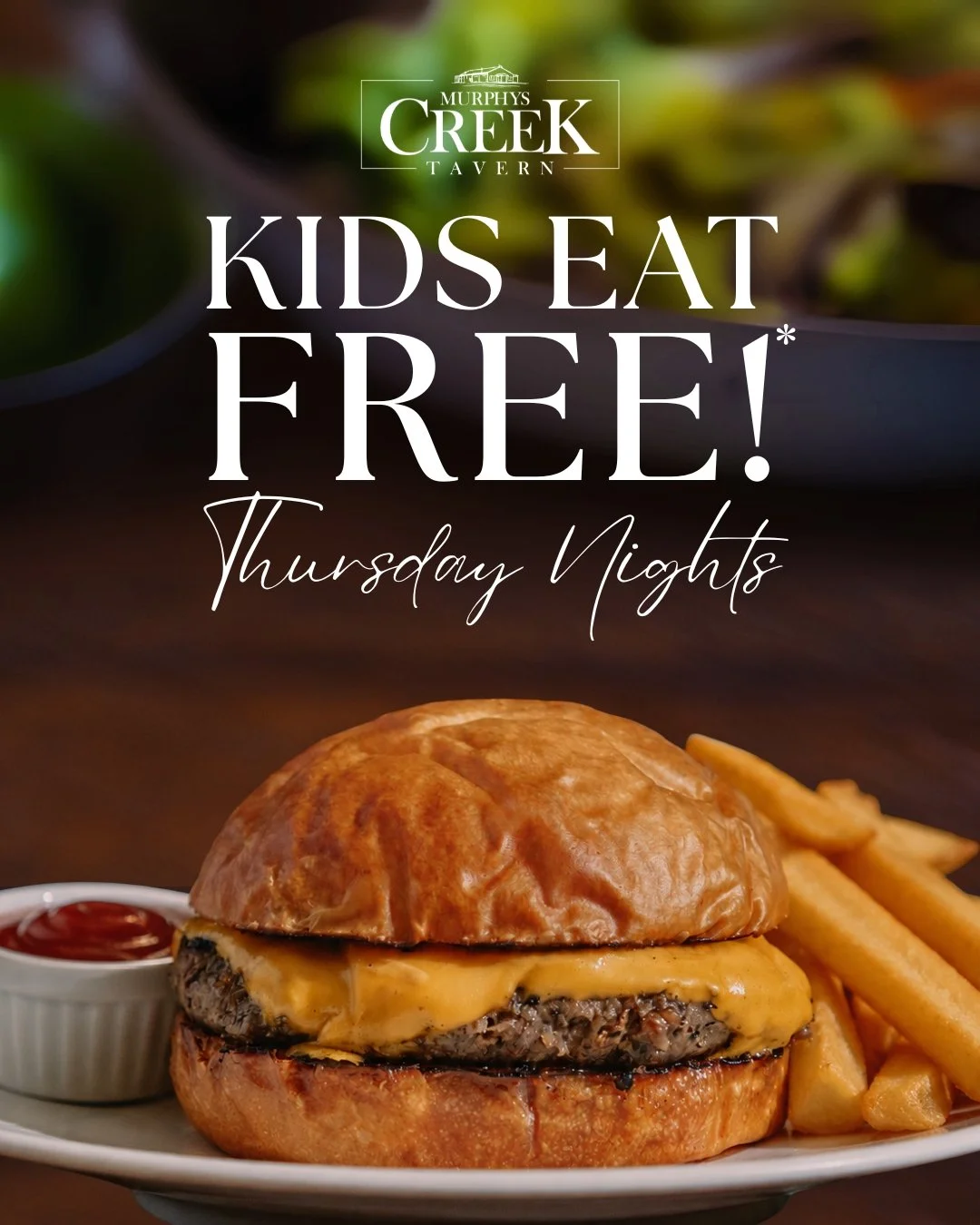 Round up the family and enjoy a night off from cooking... throw in our KIDS EAT FREE* offer... sounds like a Win-Win!

The kids have plenty of favourites to choose from, while the big kids can order whatever takes their fancy from our delicious main 