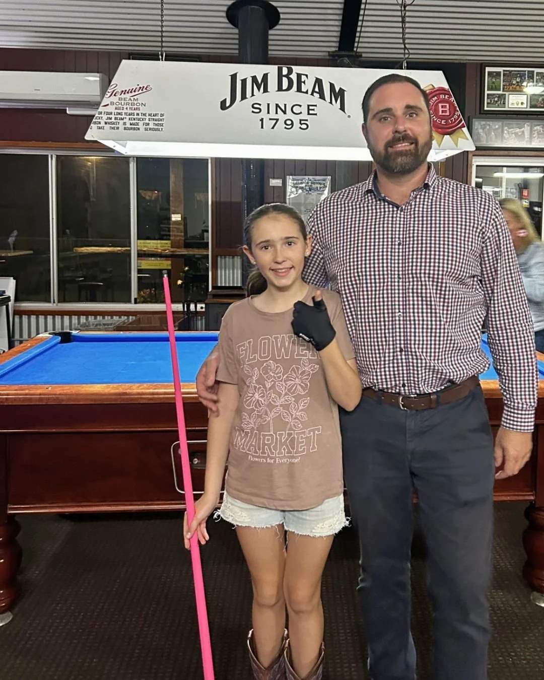Sorry Dad, the Pool Comp Champion Title went home with Ellie! 🏆🎱

Last Friday&rsquo;s pool comp turned into a family showdown when Ellie faced her dad, Brett, in the final&hellip; and took the win!

Well played, Ellie. Bragging rights are yours for