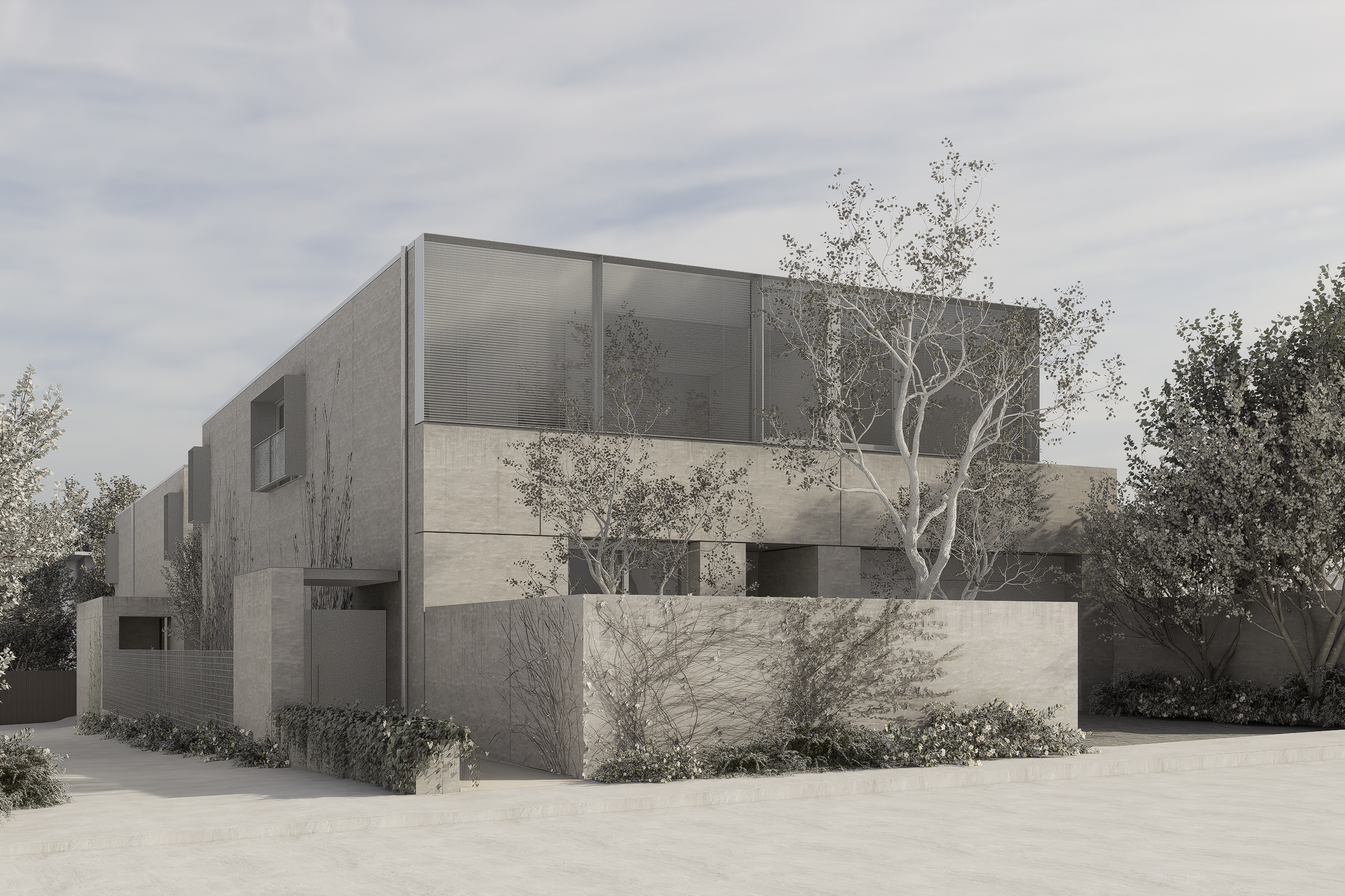 Davidov Architects_Anderson Street Townhouses