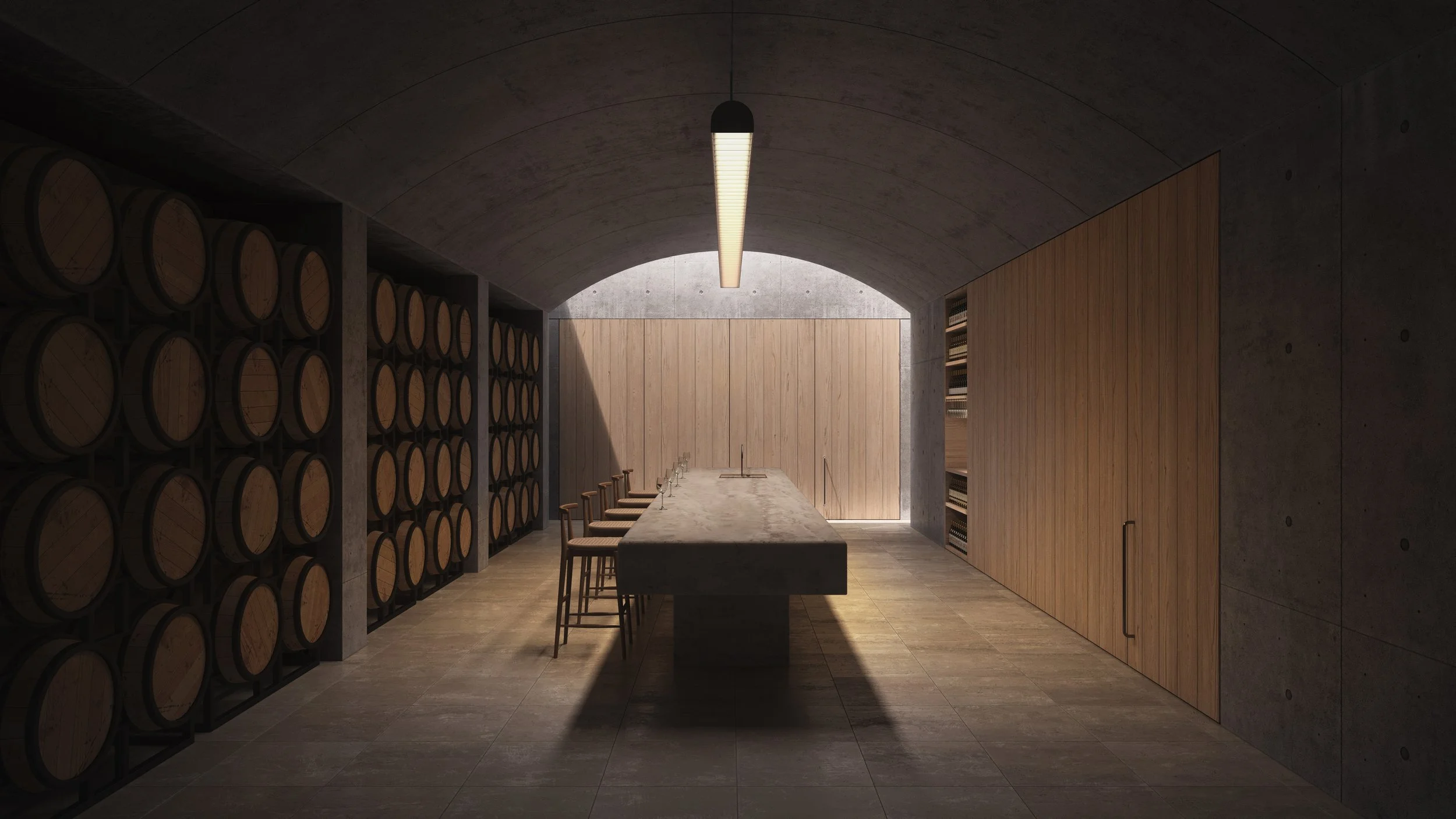 Earlier Peninsula work includes Polperro Winery in Red Hill.