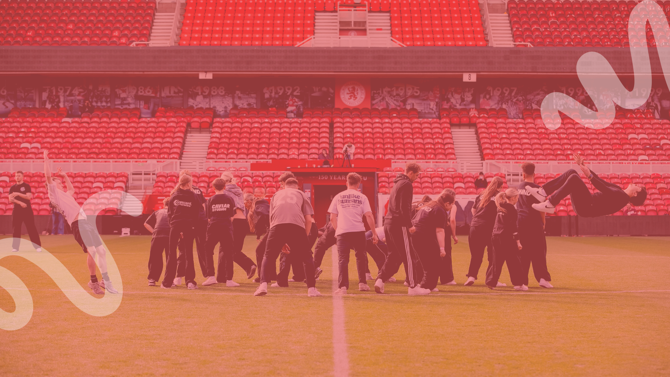 First time on the pitch.