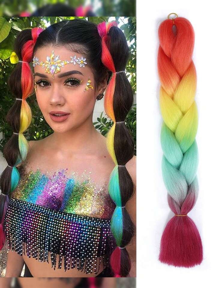 Ombré braiding style