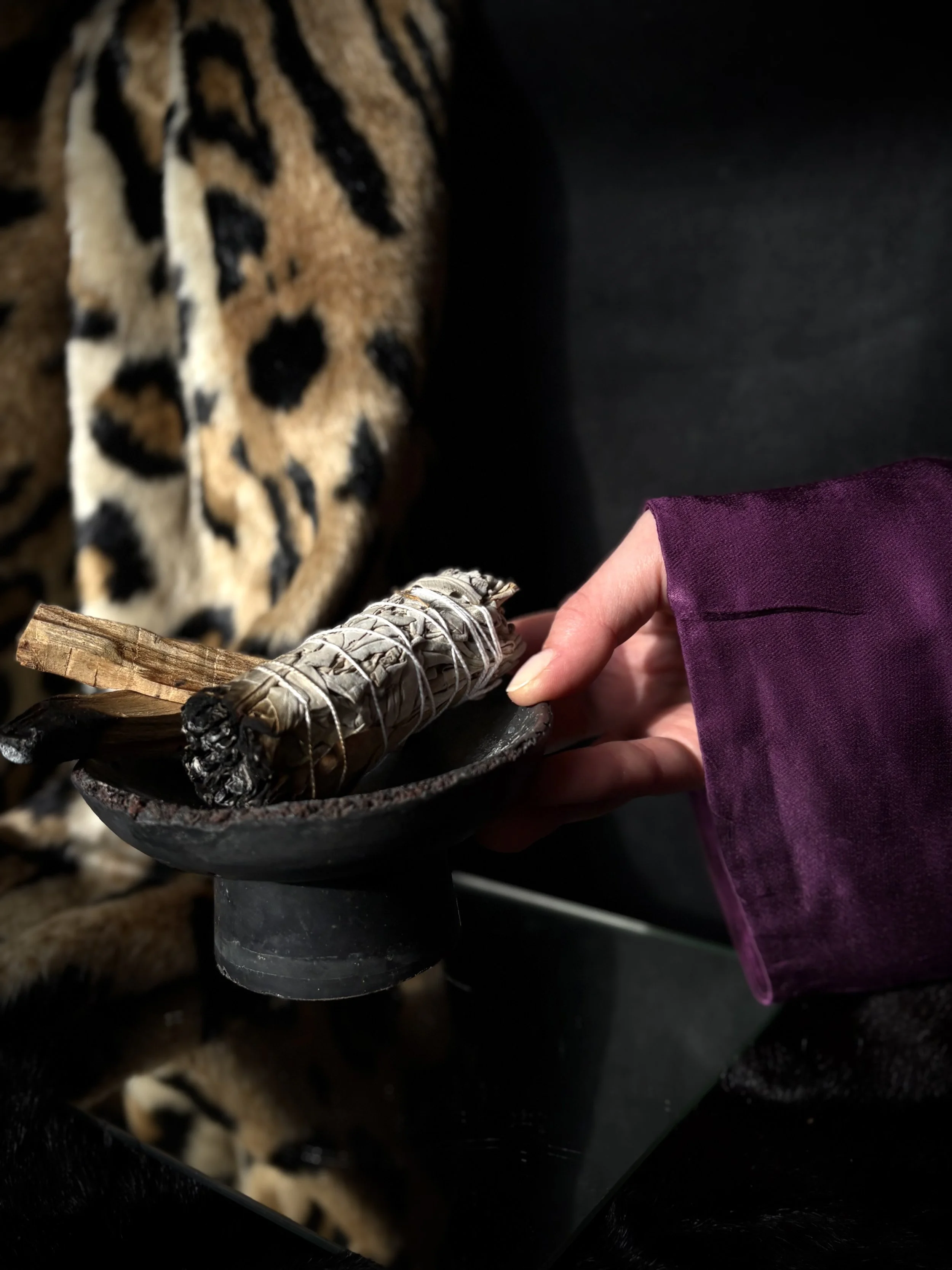A Moment Before — Footed Ritual Bowl