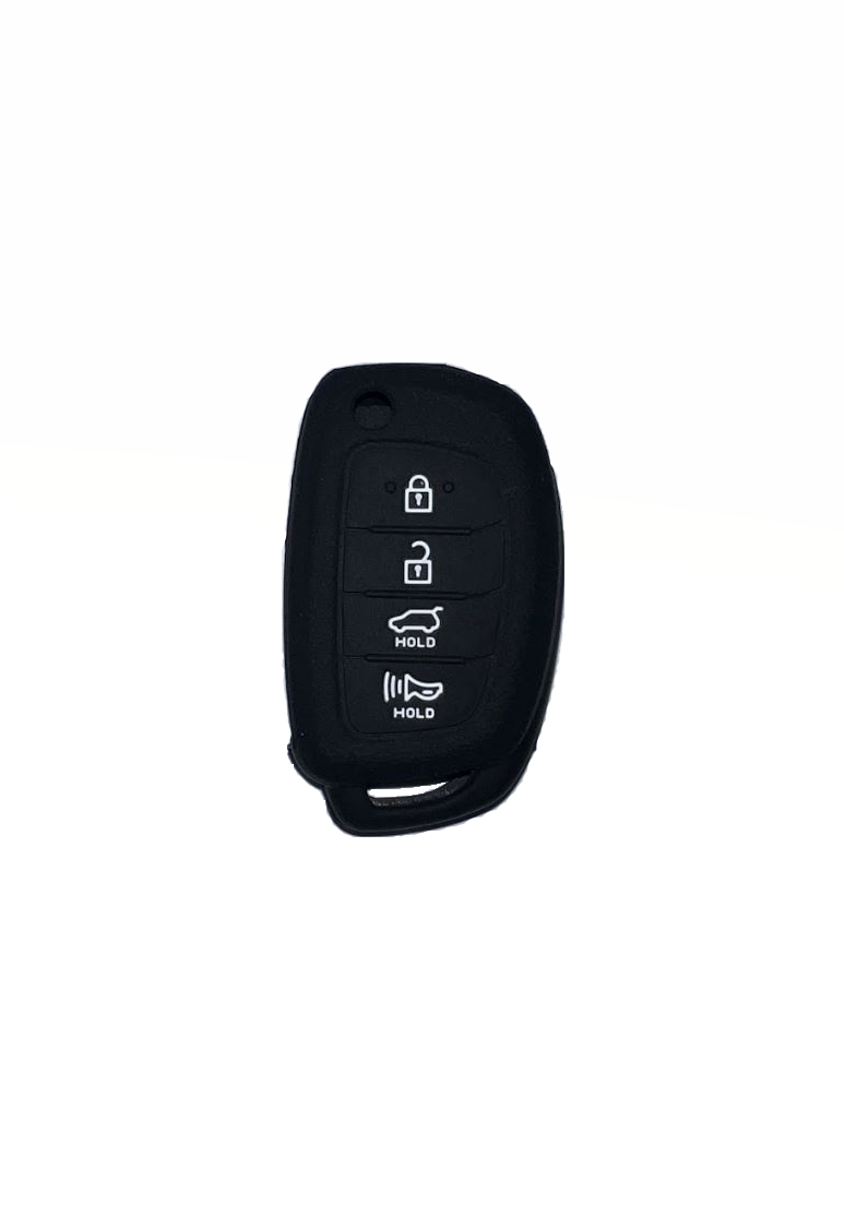 Hyundai 4 Button Smart Remote Silicone Cover with SUV - Fits FCC ID CQOFD00120 and SY5MDFNA433