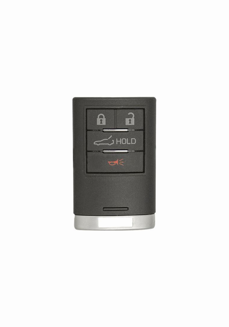 2015 - 2019 Chevrolet Corvette 4 Button Keyless Entry Smart Remote with Trunk - Emergency Key Included - NBGGD9C04 - G09C04EEC4P