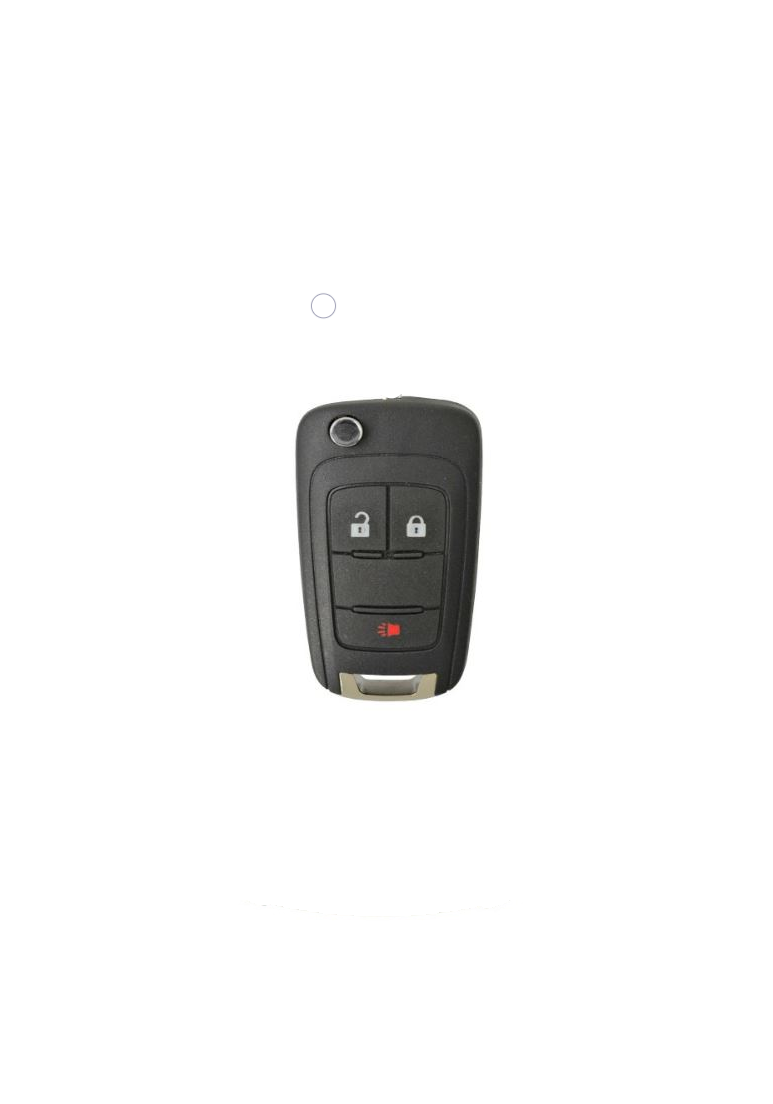 2016 - 2018 Chevrolet Spark 3 Button Keyless Entry Flip Remote - 13504266 - 13501917