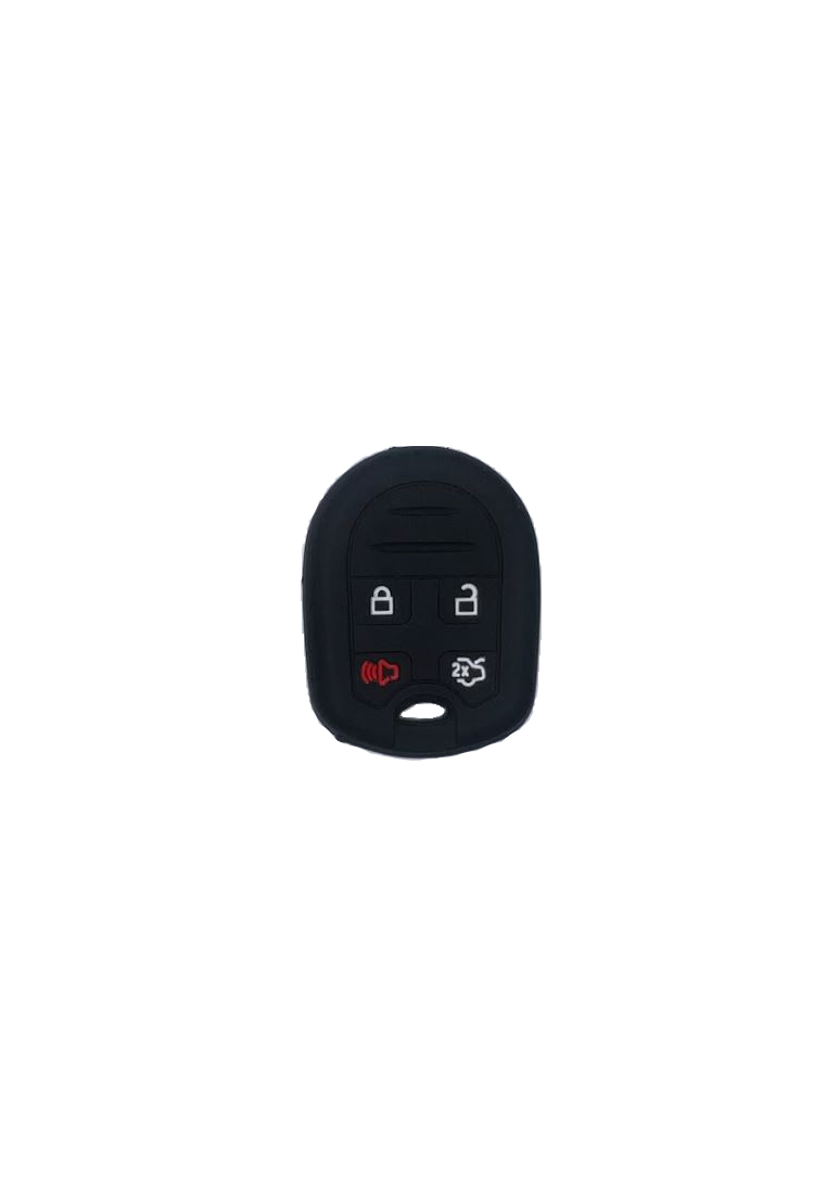 2007 - 2017 Ford - Lincoln 4 Button Remote Head Key Silicone Cover - Black