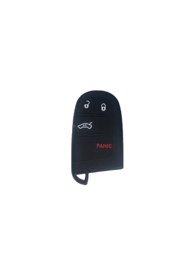 Chrysler- Dodge - Jeep 4 button with Trunk Silicone cover  - Black