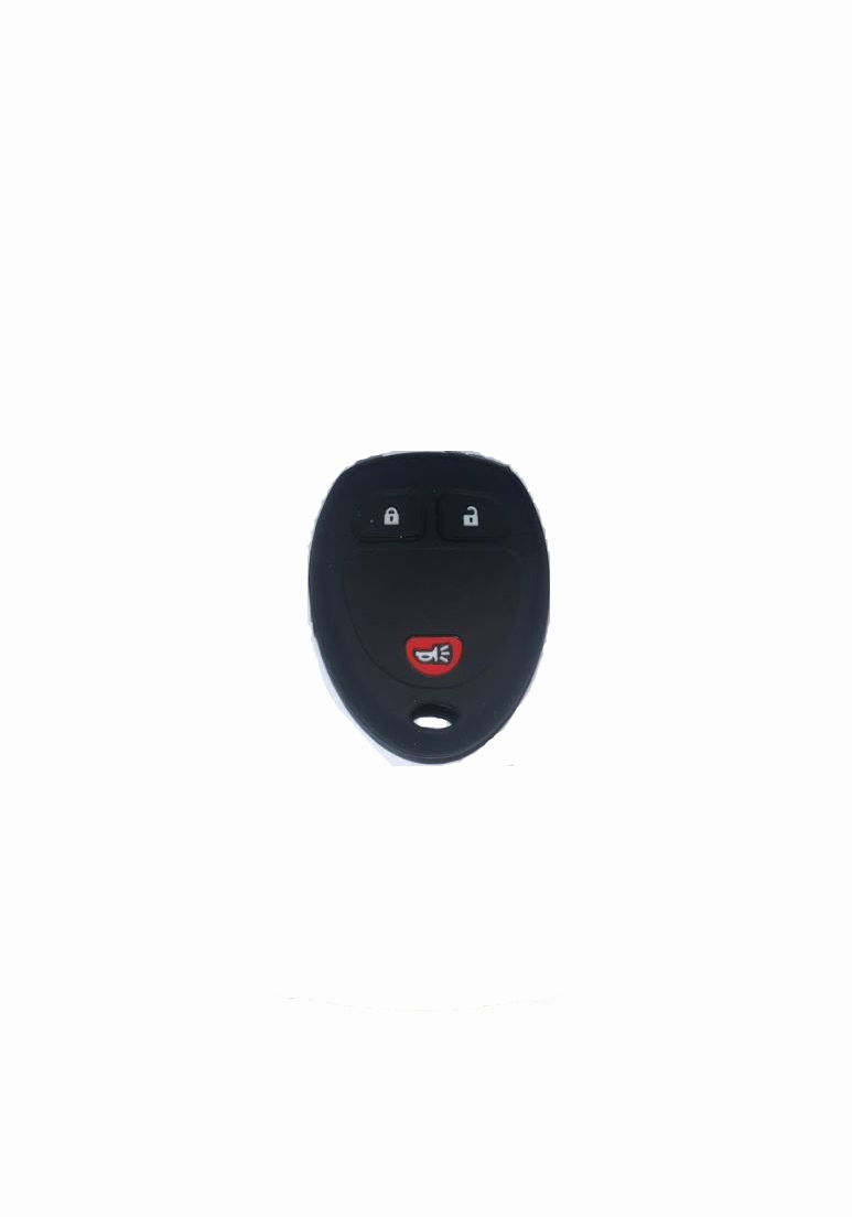 GM 3 Button Keyless Entry Fob Silicon Cover - Black - Pink