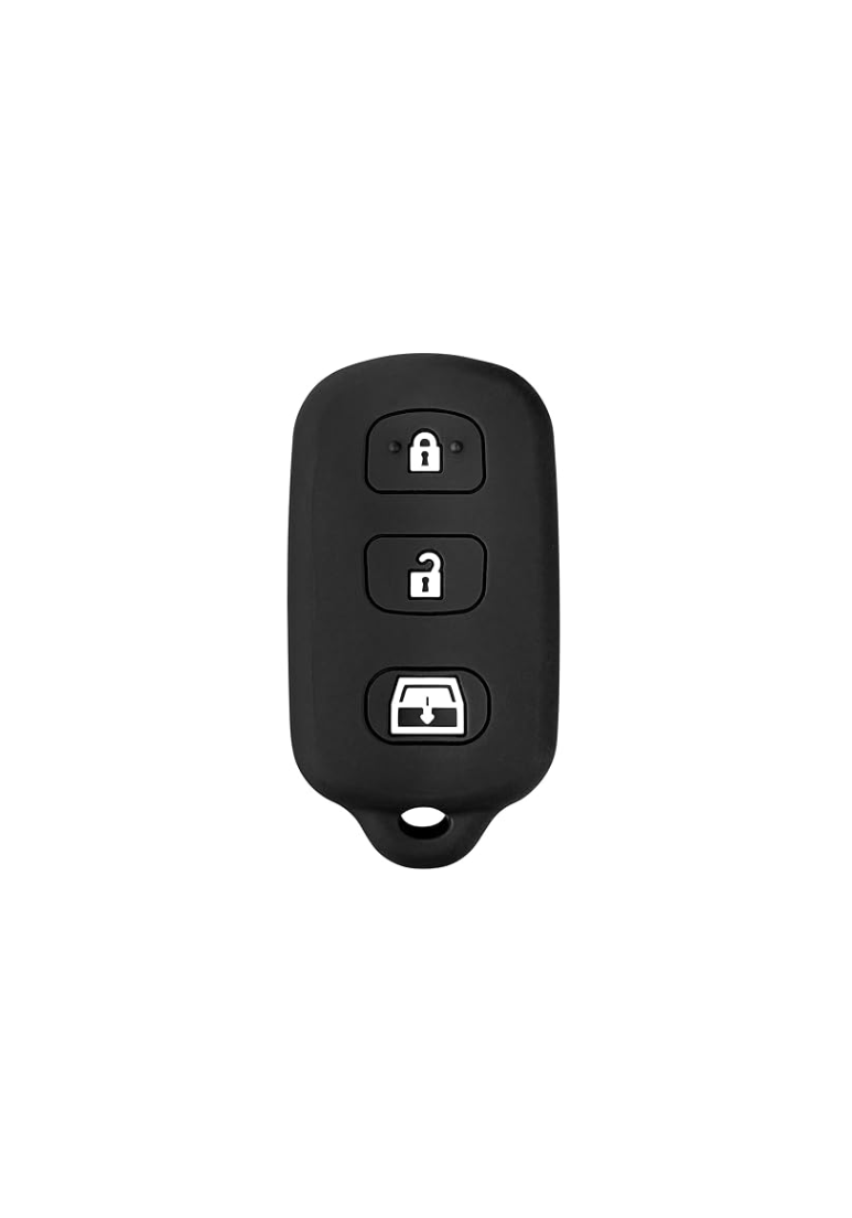 *PROTECT YOUR REMOTE* Toyota 4 Button With Hatch Glass Silicone Cover - Black or Pink