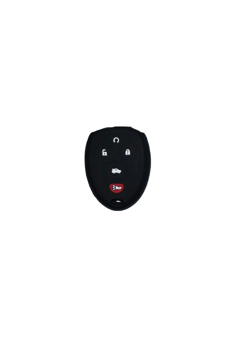 GM 5 Button Remote Fob Silicone Cover - Black - OUC60221 - OUC60270 - KOBGT04A