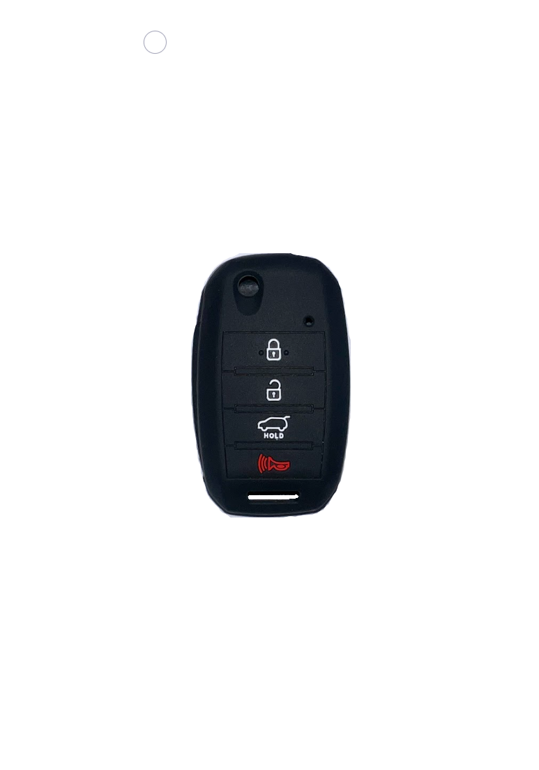 Kia Flip Style Remote Silicon Cover - Second Generation Style - Black or Pink