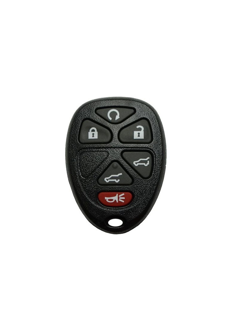GM 6 Button Keyless Entry Remote Fob Shell with Remote Start - Hatch - Hatch Glass- OUC60270 - OUC60221