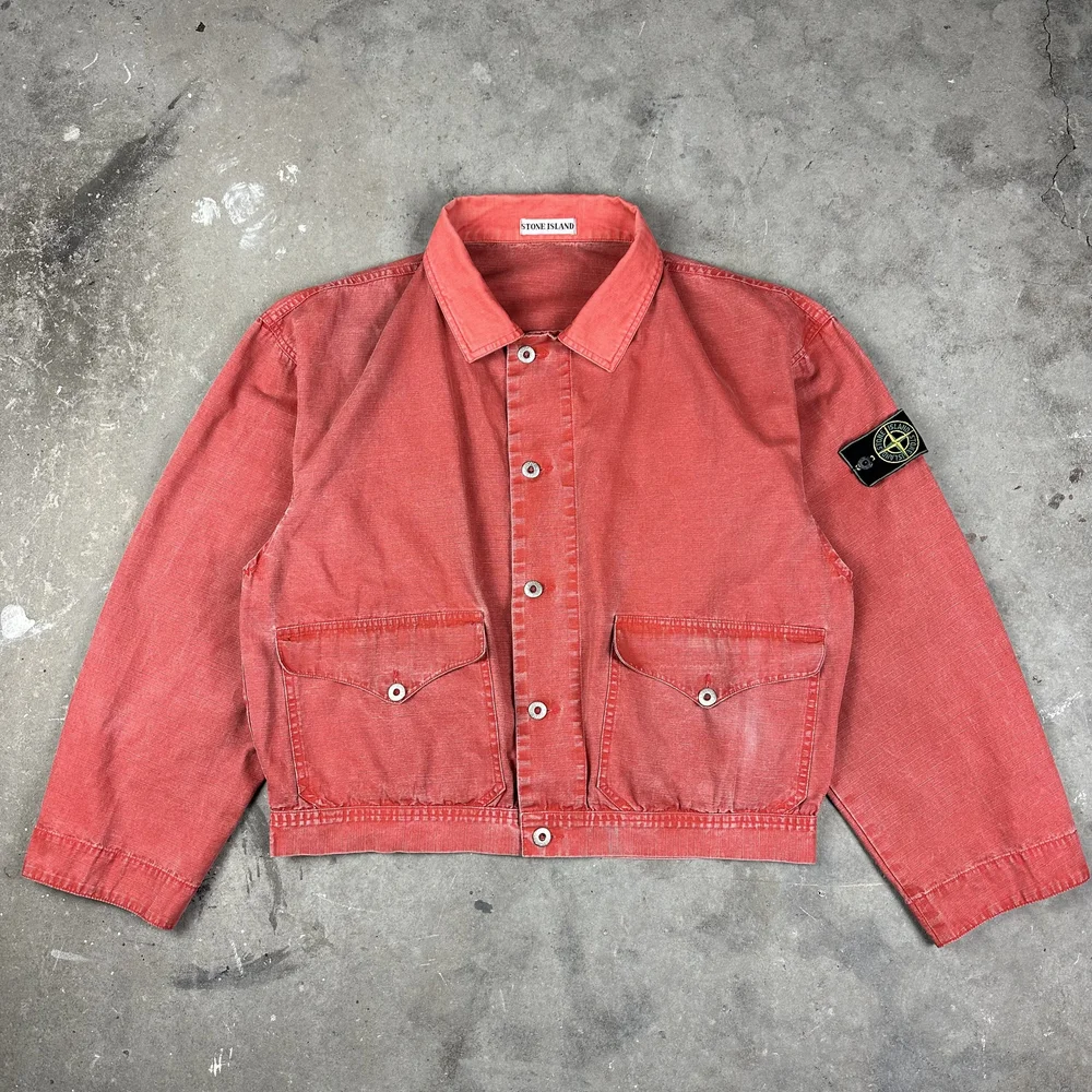 ジャケット・アウター STONE  80s 1987SS RIPSTOP JACKET 87 stone island marina sail cloth 80s A2 - メルカリ
