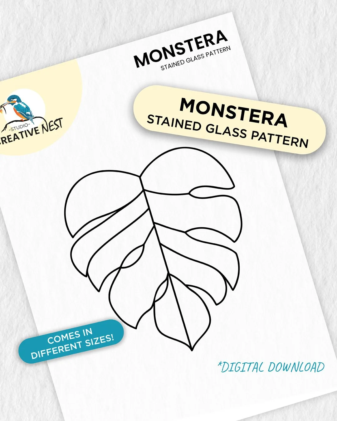 Monstera | Digital Download (PDF)