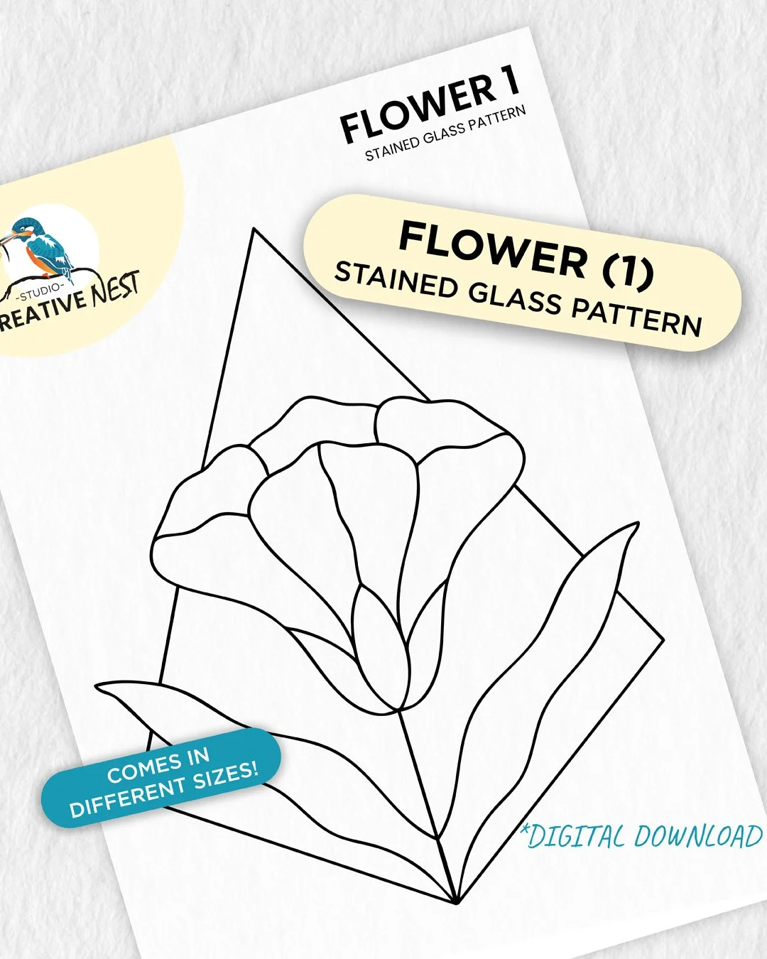Flower 1 | Digital Download (PDF)