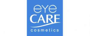Logo de la marque Eye Care Cosmetics, sur fond blanc.