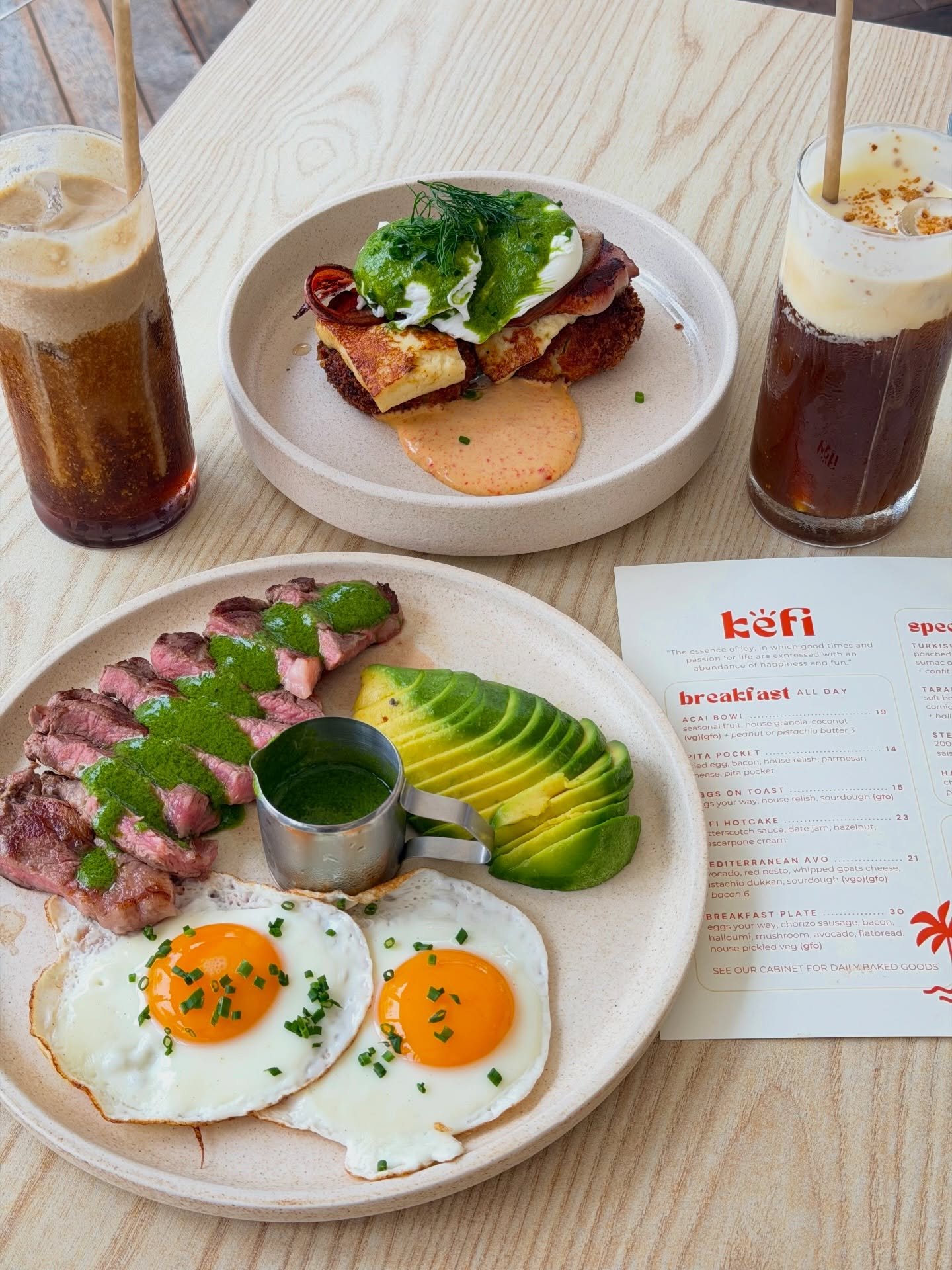 brunch at kefi this weekend? ⭐️

#brunch #steakandeggs #coldbrew #coldfoam #coffee