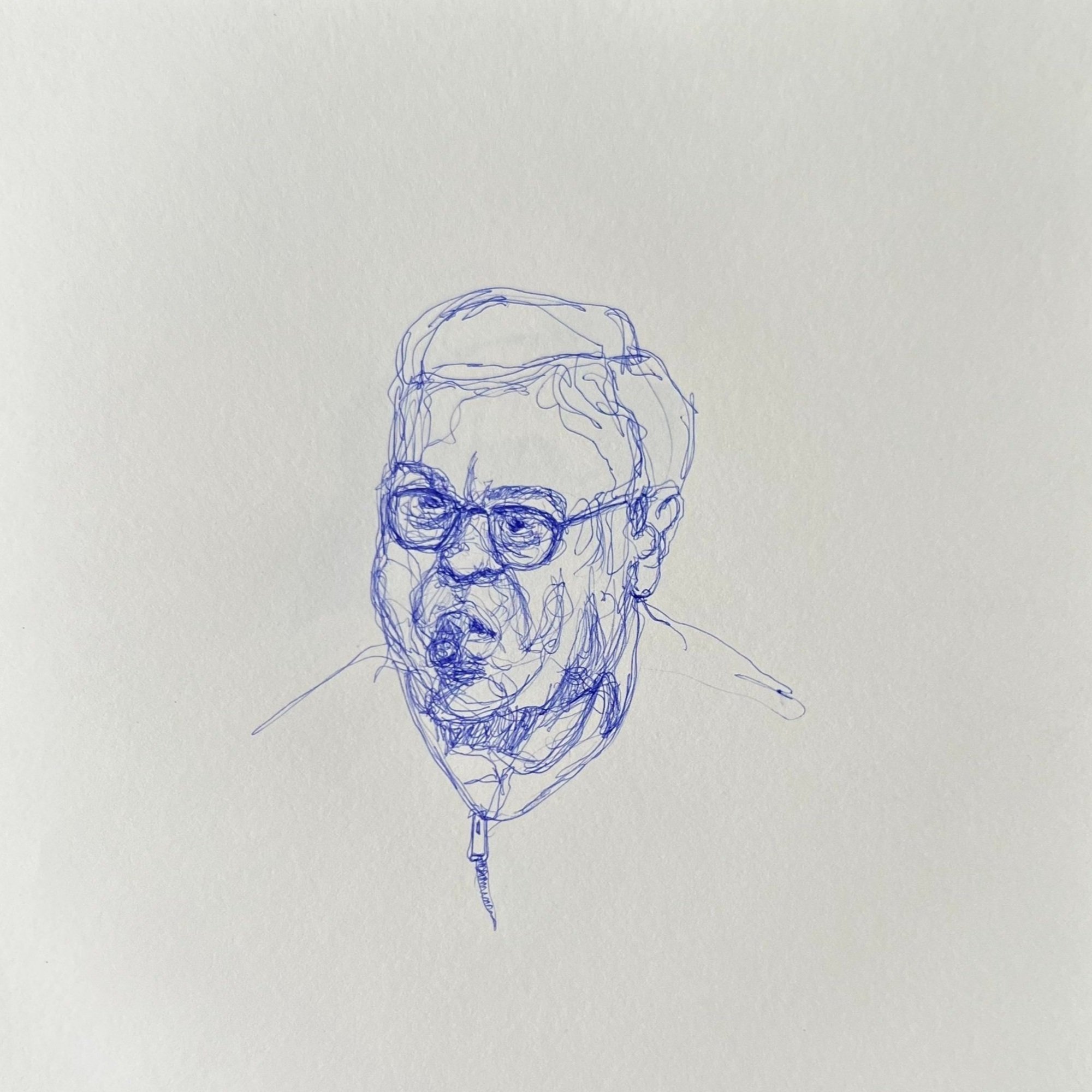 Portrait sketch. Bic biro.