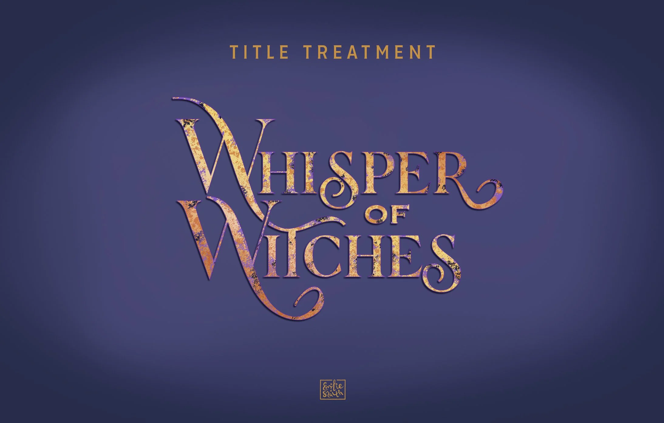 Whisper Of witches Title Treatment Design