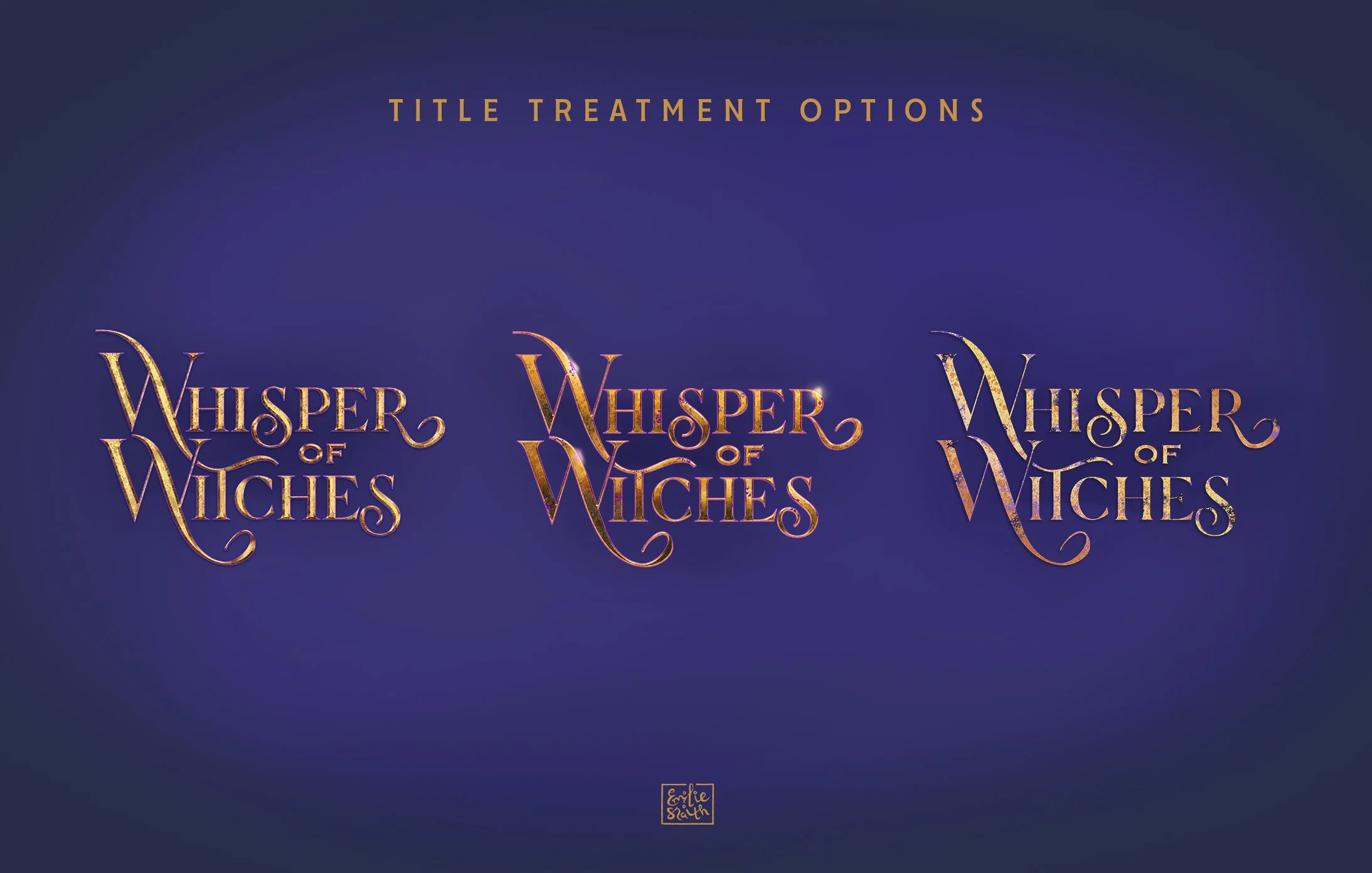 Whisper Of witches Title Treatment Designs