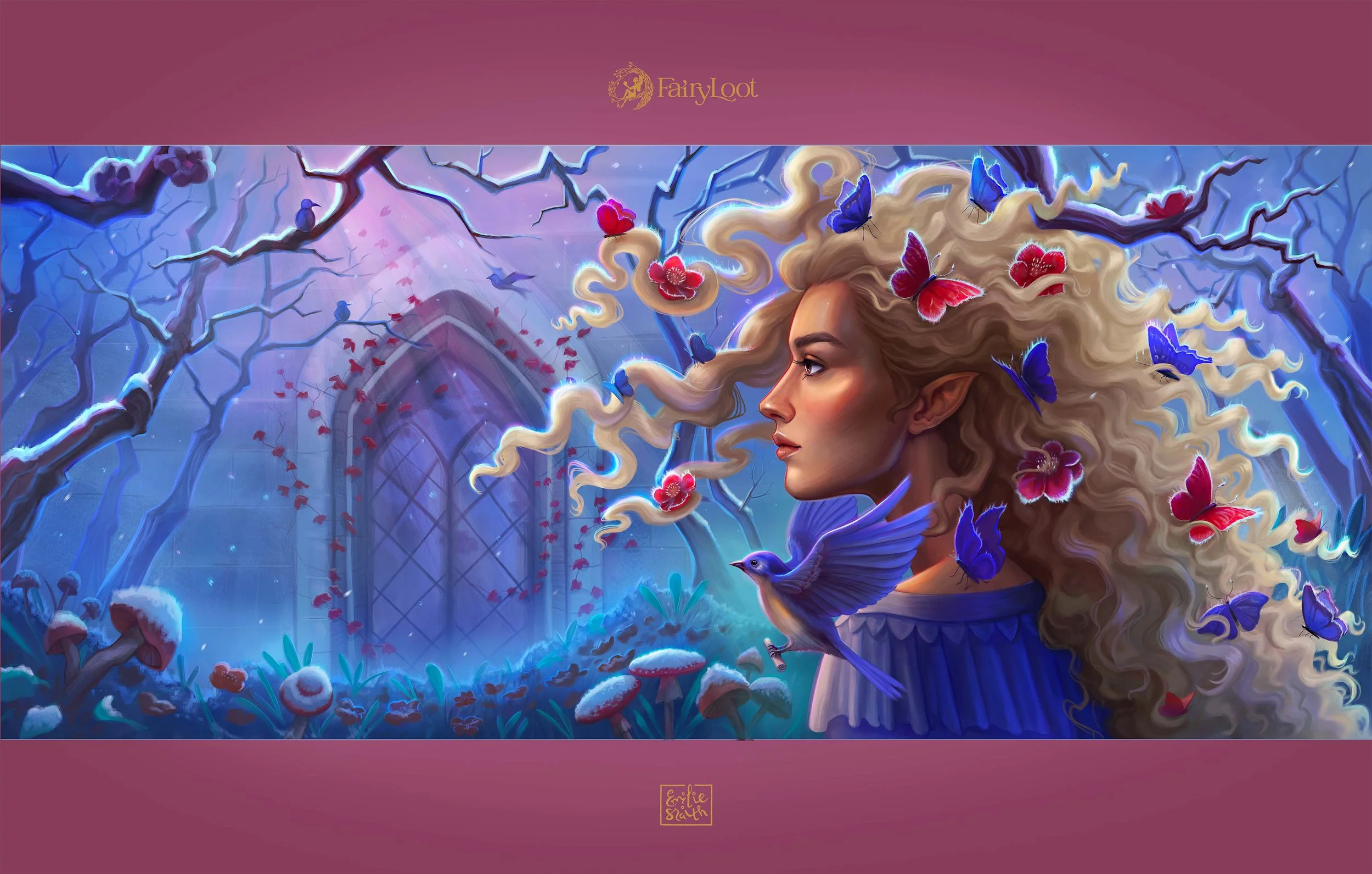 Full Art for book illustration of Nectar Of The Wicked by Emilie Snaith