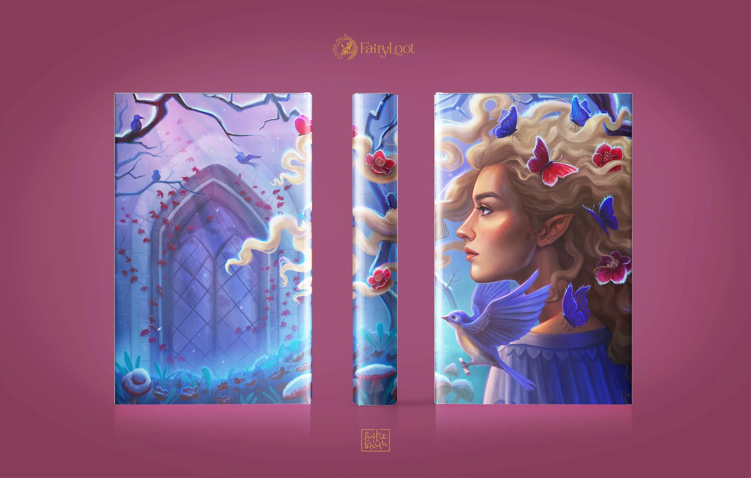 Mock up for book illustration of Nectar Of The Wicked by Emilie Snaith