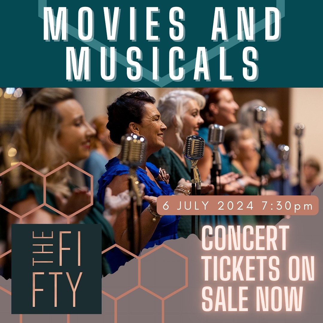 🎵 Bring your family and friends along for an evening of close harmony singing. 

Date: 6 July 2024
Time: 7:30pm
At: Kings Road URC, Crowstone Rd, Westcliff

🎫 Tickets are on sale now at https://www.seetickets.com/event/the-fifty-movies-and-musicals