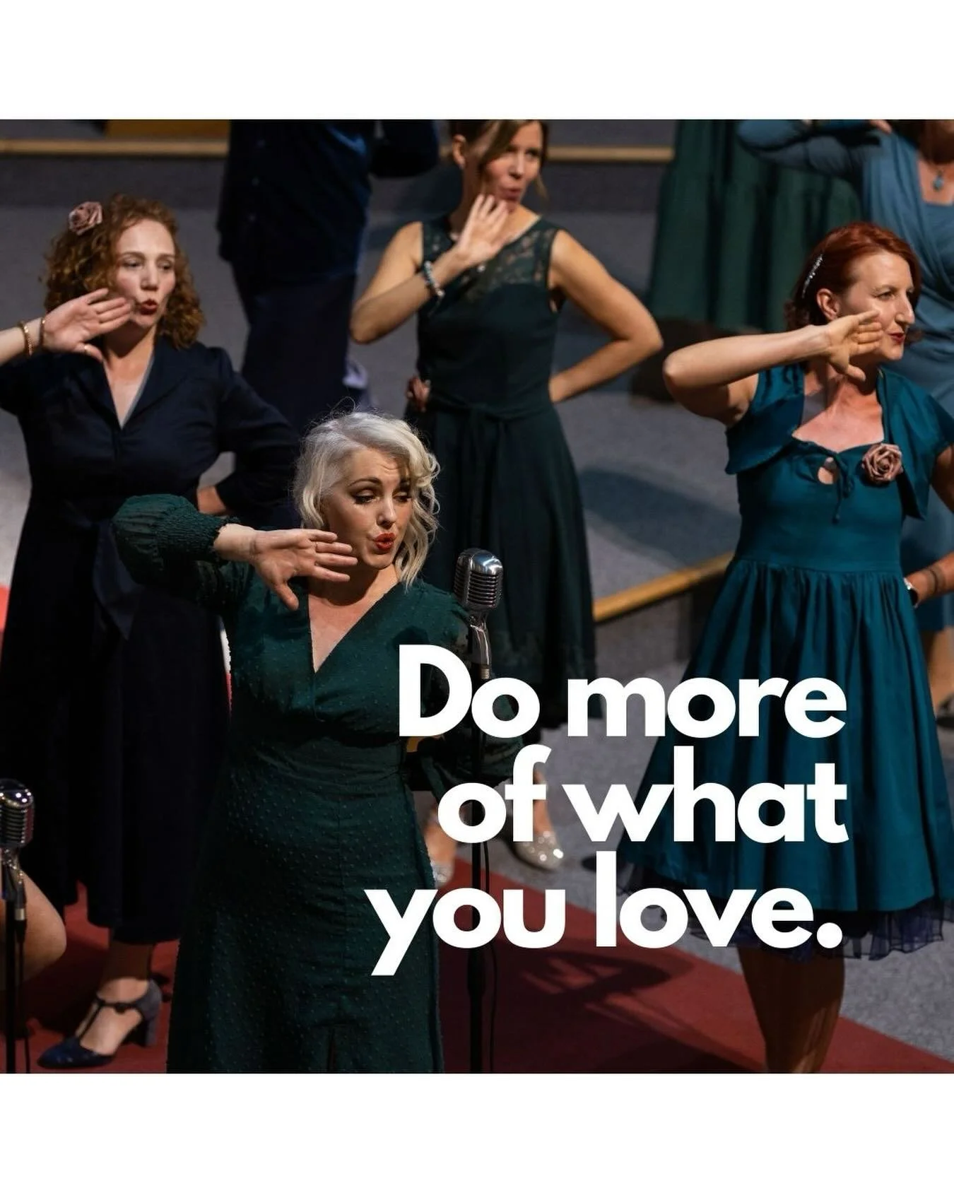 Do more of what you love. 💚💙

If you sing soprano or alto and love to move, we&rsquo;d love to meet you.

Join us for our New Members&rsquo; Open Evening.

📅Wed 28 Jan 7:30-9:30pm 📍St Peter&rsquo;s Church Hall SS3 9AN