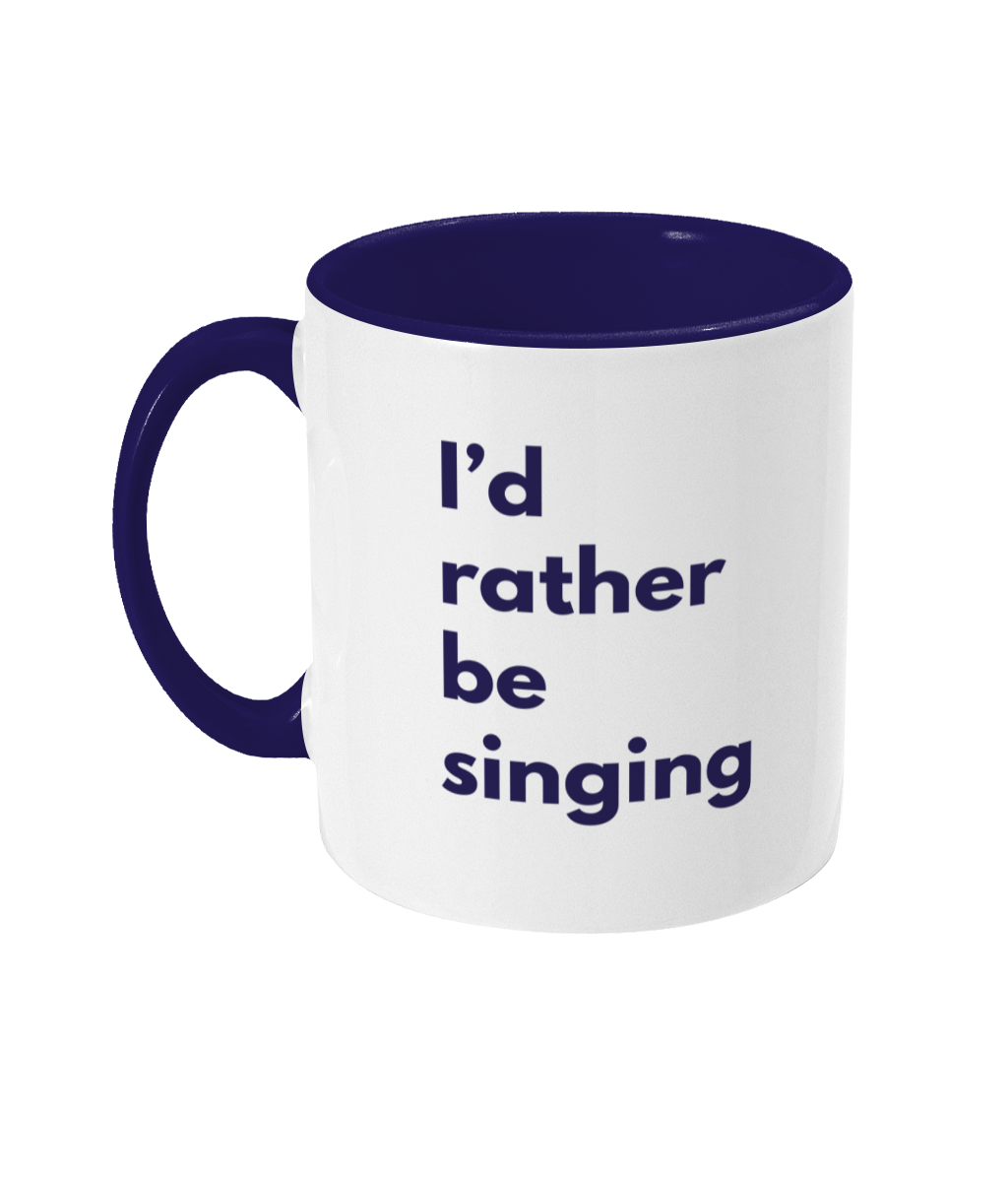 THE FIFTY mug (I'd rather be singing)