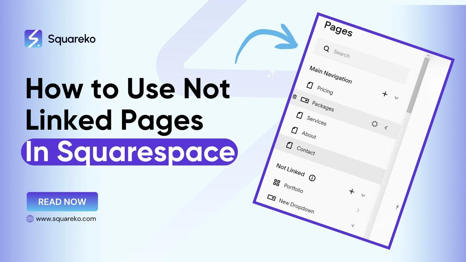 Menu — Squarespace Tutorials | Squareko