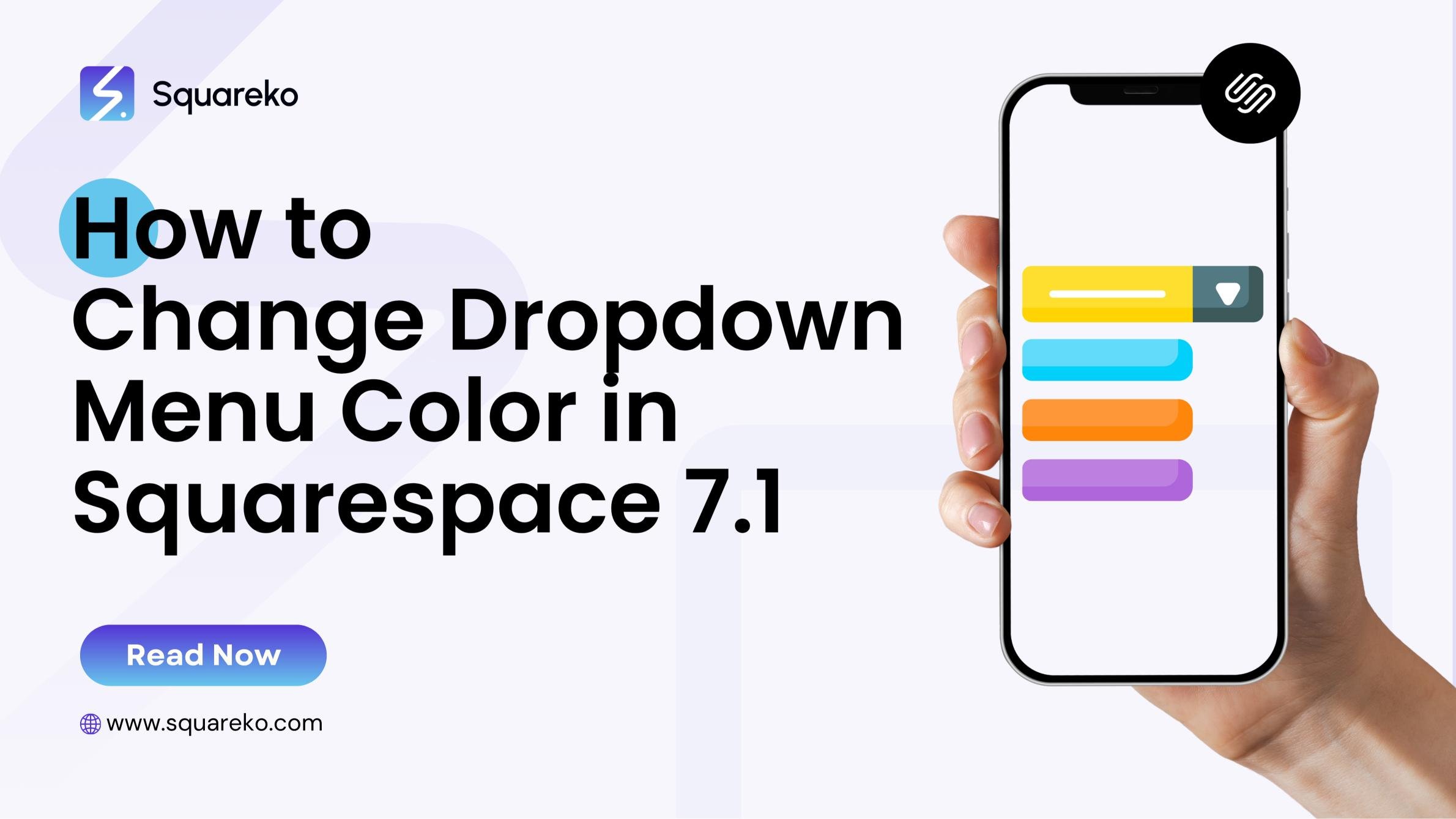 Menu — Squarespace Tutorials | Squareko