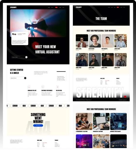 Streamify - Premium Squarespace Template