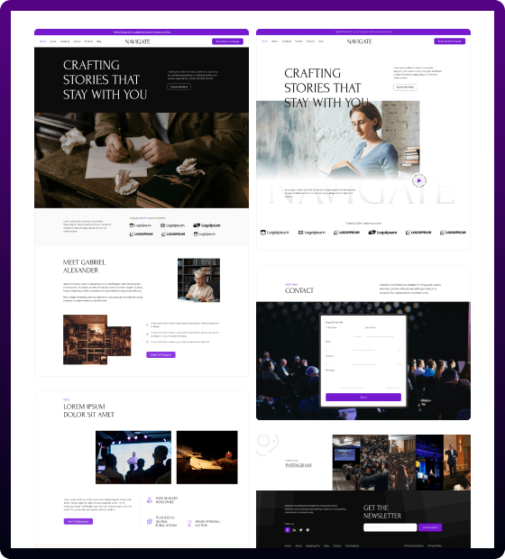 Navigate - Premium Squarespace Template
