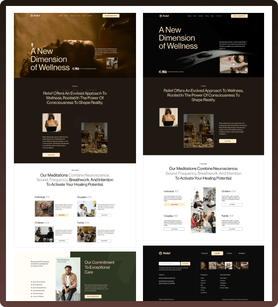 Relief - Premium Squarespace Template